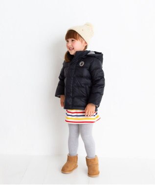 MIKI HOUSE HOT BISCUITS 【80-130cm】 ダウンジャケット 黒