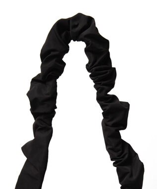 WEGO フリルドロストギャザーショルダー ブラック