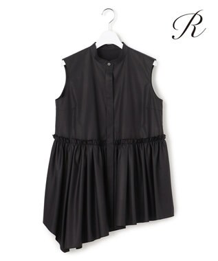 23区 【R(アール)】ルミナスコットン イレギュラーヘム ブラウス