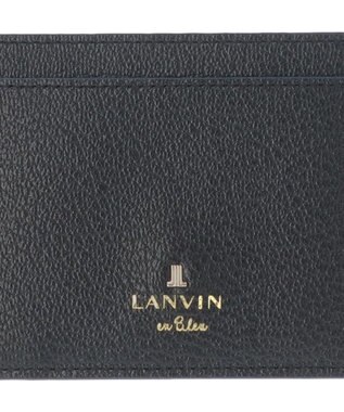 LANVIN en Bleu リム リール付きパスケース ブラック