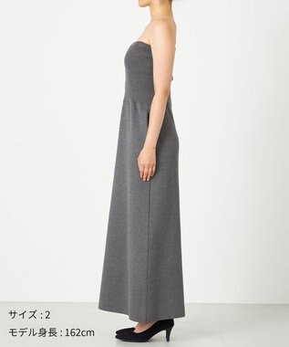 NAVE 【ReNAVE・洗える】スムースニット マルチWAYワンピース グレー系