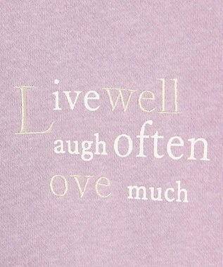 ANY ロゴスウェット ラベンダー