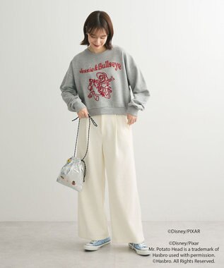 Green Parks トイストーリー／立体ロゴショートプルオーバー Gray Mixture