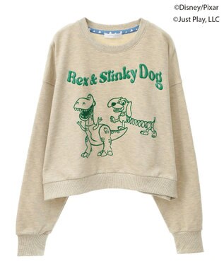 Green Parks トイストーリー／立体ロゴショートプルオーバー Cream