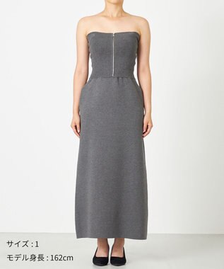 NAVE 【ReNAVE・洗える】スムースニット マルチWAYワンピース ホワイト系