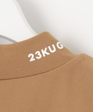 23区GOLF 【WOMEN】【吸水速乾/UVケア】モックネック ワンピース キャメル系