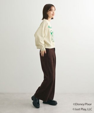 Green Parks トイストーリー／立体ロゴショートプルオーバー Cream