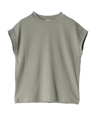 earth music&ecology フレンチスリーブリブプルオーバー Mint