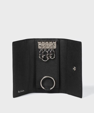 Paul Smith メタルクロップドロゴ キーケース ブラック