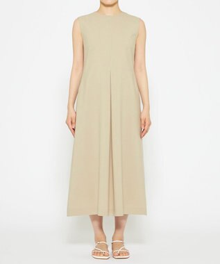 uncrave 【UVカット・接触冷感・洗濯機洗い可】ウォッシャブルドライサップ ワンピース（uncrave STANDARD) ベージュ