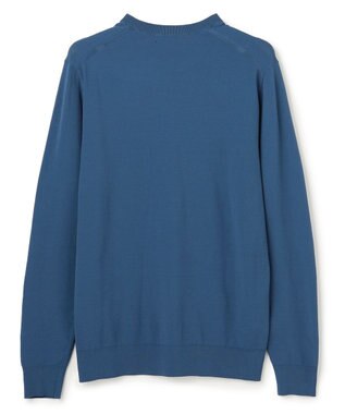 JOSEPH HOMME 【ストレッチ】リュクスレーヨン　クルーネック長袖ニット ブルー系