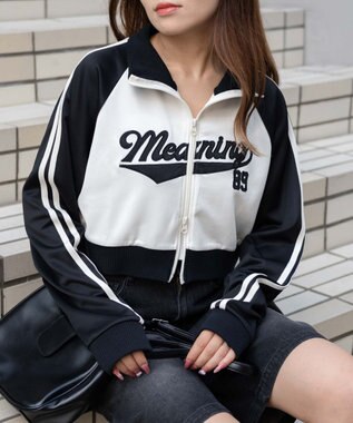 WEGO スタジアムロゴトラックジャケット ブラック