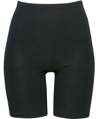 Wing あったかインナー オーガニックコットン混 やわらかくやさしい肌ざわり 【綿の贅沢オーガニック】 綿混 ボトム 3分丈 秋 冬 ER4331 ウイング／ワコール ブラック