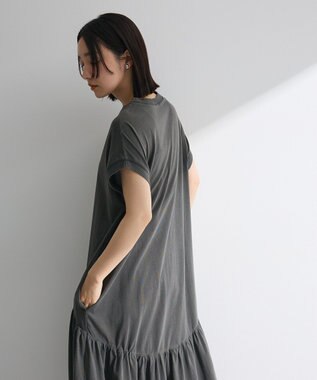 Green Parks ・ＳＵＧＡＲ　ＳＰＯＯＮ　フレンチギャザーカットワンヒ Charcoal Gray