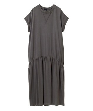 Green Parks ・ＳＵＧＡＲ　ＳＰＯＯＮ　フレンチギャザーカットワンヒ Charcoal Gray