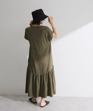 Green Parks ・ＳＵＧＡＲ　ＳＰＯＯＮ　フレンチギャザーカットワンヒ Khaki