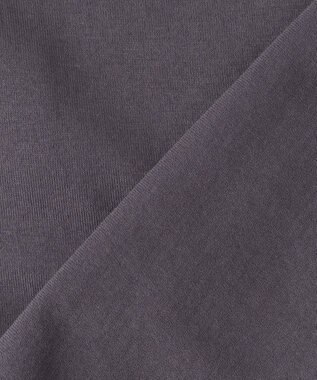 組曲 L ブルーデイジーロゴプリント Tシャツ チャコール×ピンク系