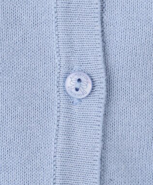 組曲 KIDS 【150-160㎝】リボンカラー カーディガン サックスブルー系