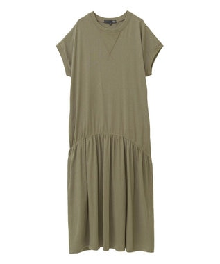 Green Parks ・ＳＵＧＡＲ　ＳＰＯＯＮ　フレンチギャザーカットワンヒ Khaki