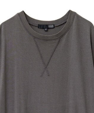 Green Parks ・ＳＵＧＡＲ　ＳＰＯＯＮ　フレンチギャザーカットワンヒ Charcoal Gray