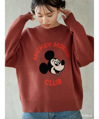 Green Parks ミッキーマウス・クラブ／ジャガードニット Orange