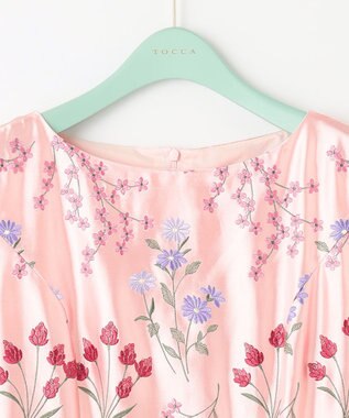 TOCCA 【洗える】AUTUMN GARDEN ドレス ピンク系7