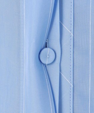 ICB 【WEB＆一部店舗限定】PreshrunkCupraStripe シャツワンピース サックスストライプ