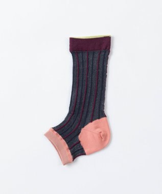 TRICOTE ストライプ柄シアートレンカ 28WINE