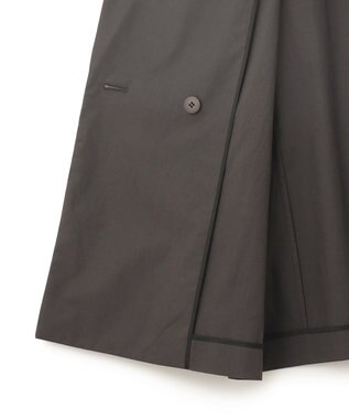 BEIGE， 【洗える・FUDGE 6月号掲載】MALLOW / コットンテーラードオーバージャケット Slate