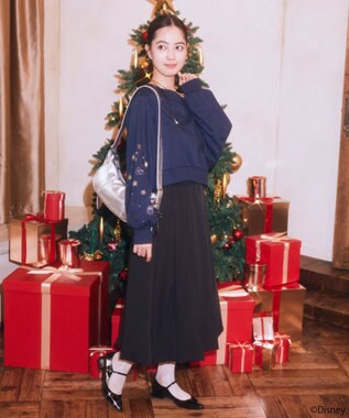 earth music&ecology 【予約】Disney/ミッキーミラー付きチャーム ブラック