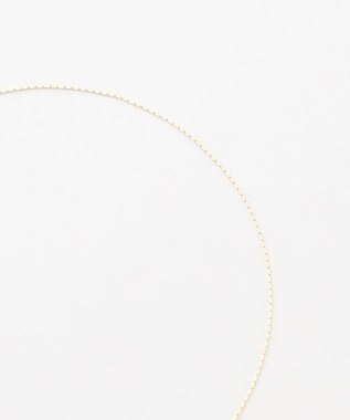 ANY リボンモチーフネックレス ライトゴールド