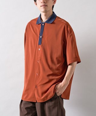 CRAFT STANDARD BOUTIQUE 【クールドライ】バイカラーニット衿ポロシャツ