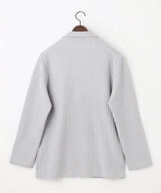 JOSEPH ABBOUD 【キングサイズ・洗える】JOE COTTON使用 ニットジャケット ライトグレー系
