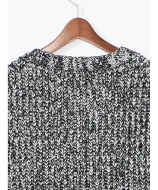 Te chichi ループ編みVネックミドルカーディガン グレー