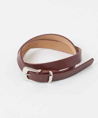 WEGO Lプレーン細ベルト ブラウン