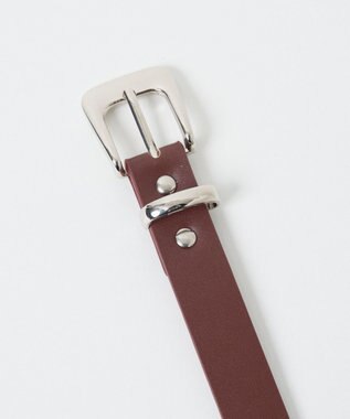 WEGO Lプレーン細ベルト ブラウン