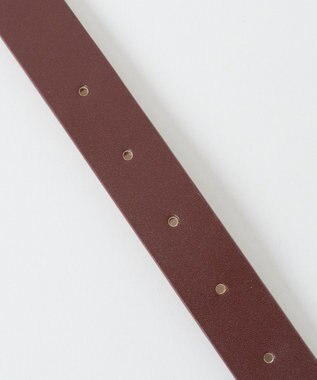 WEGO Lプレーン細ベルト ブラウン