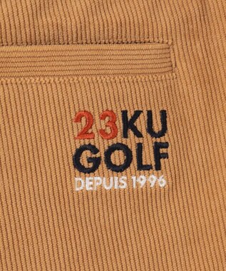 23区GOLF 【WOMEN】ストレッチコーデュロイパンツ お散歩など普段使いにも◎豊富な6色展開 キャメル系