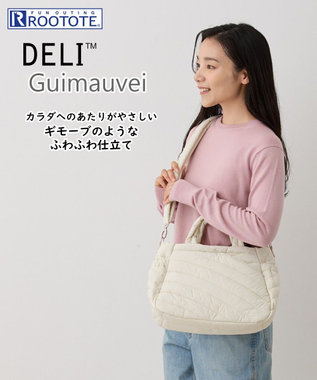ROOTOTE 1313【ふわふわキルティング】EU.デリ.ギモーブ-A 01：バニラ