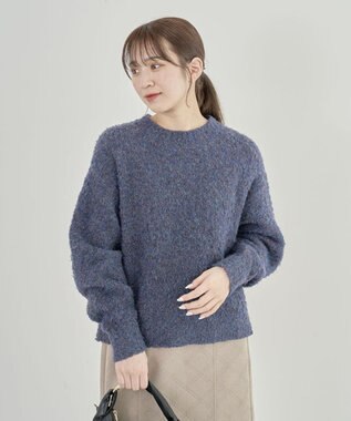 Green Parks ブークレニットプルオーバー Navy