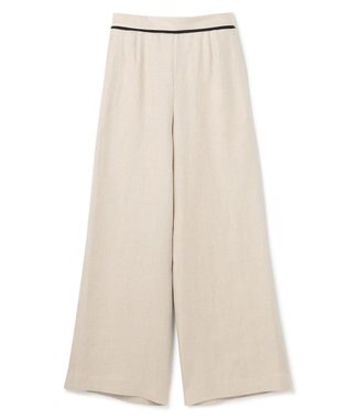 BEIGE， 【S-size】CHESTNUT / ワイドパンツ Flax