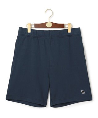 J.PRESS MEN さりげなくちょうどいい【WEB限定】バックブル スウェットハーフパンツ ネイビー系
