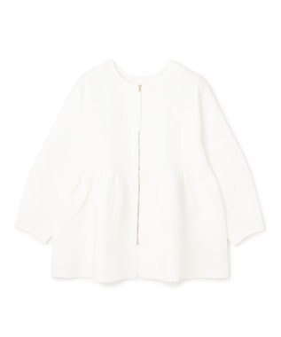 UNFILO 【VERY×UNFILOコラボ】2WAY ペプラムカーディガン オフ