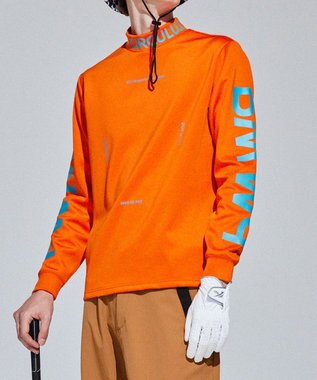 PW CIRCULUS 【イージーケア / 軽量 / 一枚でサマになる】【MEN】 ロングスリーブ モックネック オレンジ系
