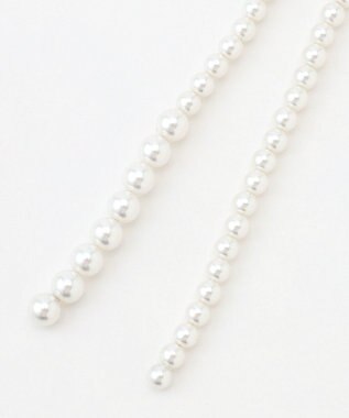 TOCCA RANDOM PEARL LARIAT NECKLACE ネックレス ピンクゴールド系