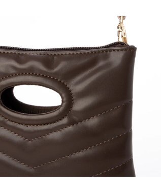 UNBILLION cachecache プクプクミニショルダー チョコ