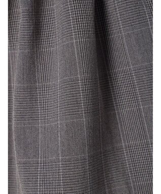 Green Parks きれいシルエットチェックワイドパンツ Glen Check