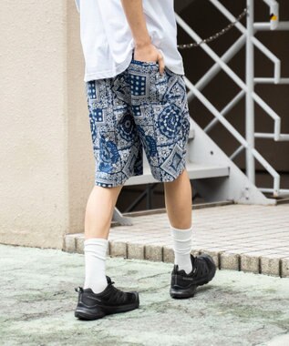 WEGO 【ウエストゴム/手洗い可】パターンイージーショーツ 柄1