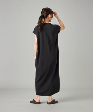 Chacott HandsomeCotton ドレープワンピース ブラック