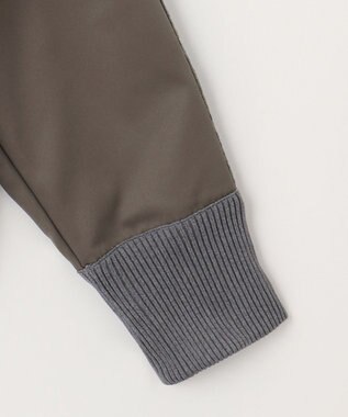 23区GOLF 【23Fondation/MEN】ハイブリッド ニットアウター ライトグレー系